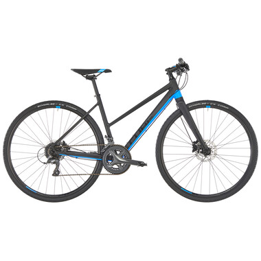 Bicicleta todocamino CUBE SL ROAD TRAPEZ Mujer Azul/Negro 2018 0